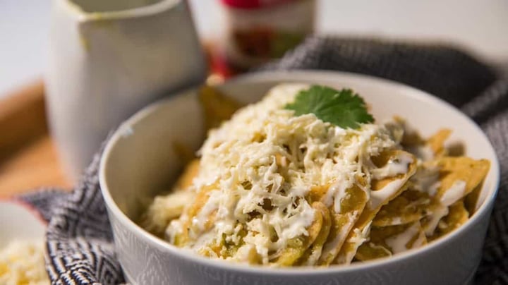 Los chilaquiles son un desayuno tradicional mexicano, llenos de sabor pero con alto contenido de carbohidratos/ Especial