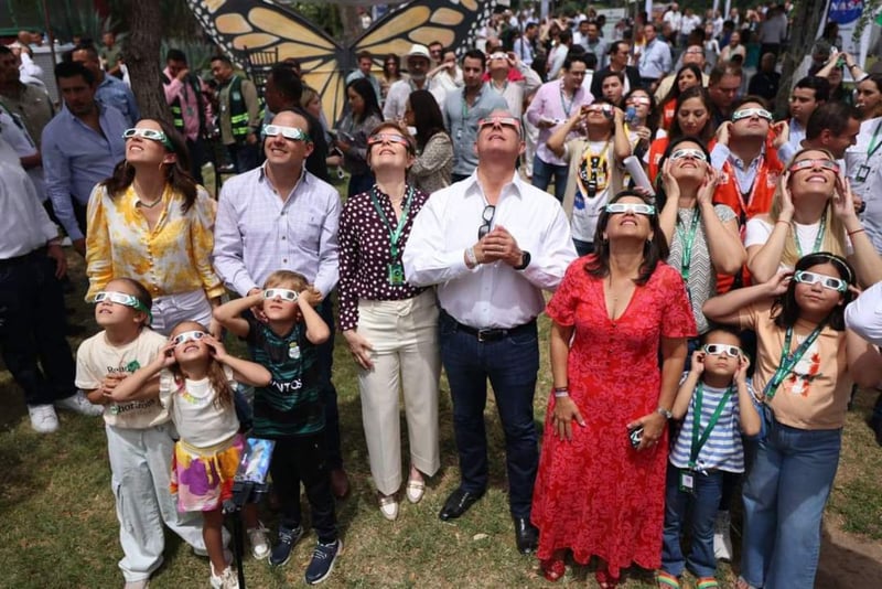 En Coahuila, el eclipse  fue espectacular: Manolo Jiménez
