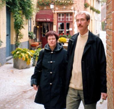 Javier y Natali Debout en Bélgica.