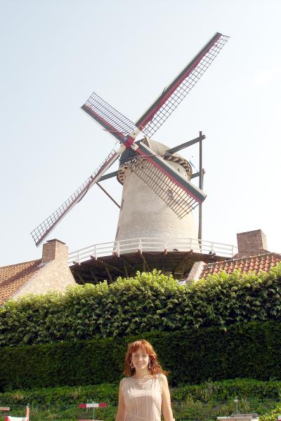 Maryloly Garza, en reciente visita a la ciudad de Sluis, Holanda.