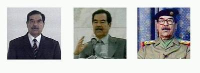 Unas dos horas después que cayó la primera andanada de proyectiles, Saddam apareció en la televisión iraquí con uniforme militar. No había modo de determinar inmediatamente si sus declaraciones habían sido grabadas antes del ataque.