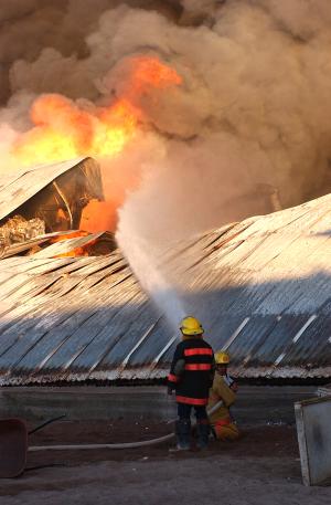 Dijo que estaría a la espera de que el siniestro fuera controlado en su totalidad, para que los peritos de la empresa aseguradora comenzaran a cuantificar las pérdidas, aunque por las características y la espectacularidad del incendio consideró que éstas serían totales.