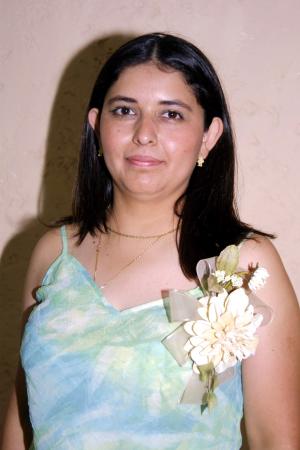 Dalia Araceli Carrillo Morales en la despedida de soltera que le ofrecieron por su cercano enlace matrimonial.