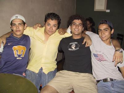 Yahairo, Yobani, Florencio y Rodolfo..