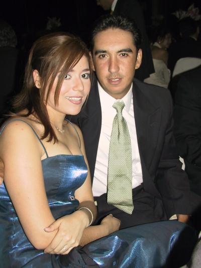 Diana Herrera y benjamín Lavín.