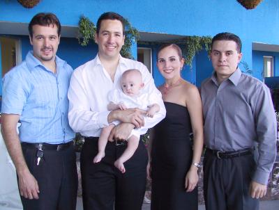 Diego Alberto, Alberto Marcos  y Farah de Marcos, Aejandro Galván y Jorge Marcos.