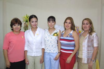 Thalía Medrano, Lupita y Ruth Medrano, Alejandra y Norma Riesco.