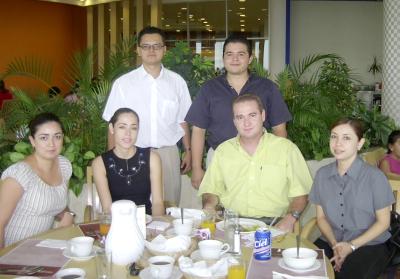 María Teresa Montes, Raúl Romero, Irma Dena, Federico Montes de Oca, Cecilia Vidalla y Pedro Ramírez