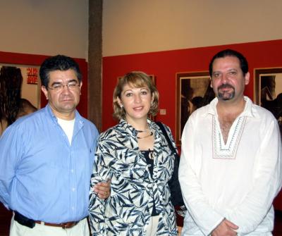 Ángel Aguirre Rodríguez, María Esther Aguirre y Gregorio Muñoz Campos