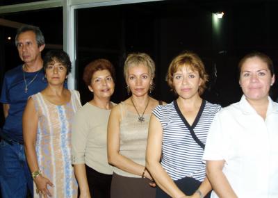 Raúl Castillo, Hortensia Herrera, Silvia Zamudio, Norma Barba,  María del Carmen Tejeda y Enrique Jáquez.