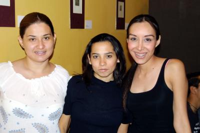 Karla Belmonte, Brenda Martínez y Lupita Castañeda