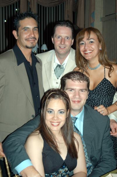 Coen Wever, José Villalobos, Claudia, Graciella y Edo Boet.