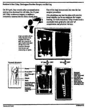 Muchos iraquíes, en especial los simpatizantes de Saddam creen que la versión de la muerte de los hermanos fue diseñada por los militares estadounidenses para desmoralizar a quienes se oponen a la ocupación de Iraq.