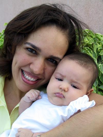 Lucy Mireles de Duchanoy con su hija Paulina Duchanoy Mireles.