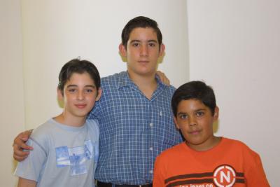 Juan Carlos Félix, Rodolfo Valdés y Andrés Arollo