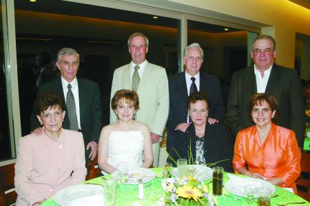 Saúl Gómez, Beatriz de Gómez, Eduardo Herrera, Teresa G. de Herrera, Juan Tinoco, María Elena de Tinoco, Ignacio Martínez.