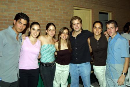 Humberto Baca, Margarita Martínez, Lorena García, Ana Tere García, Andrés de la Parra y Cándido García.