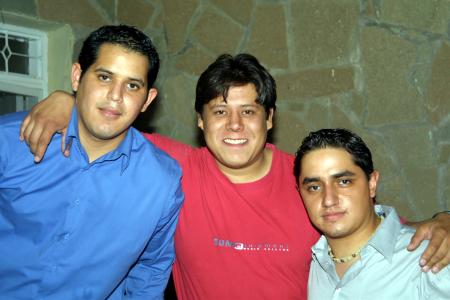 Jesús Gurrola, Ricardo Robles y Augusto García.