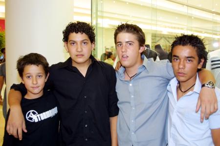 Luis Cepeda, Óscar Martínez, Pol Bejiga y Alfredo Hernández