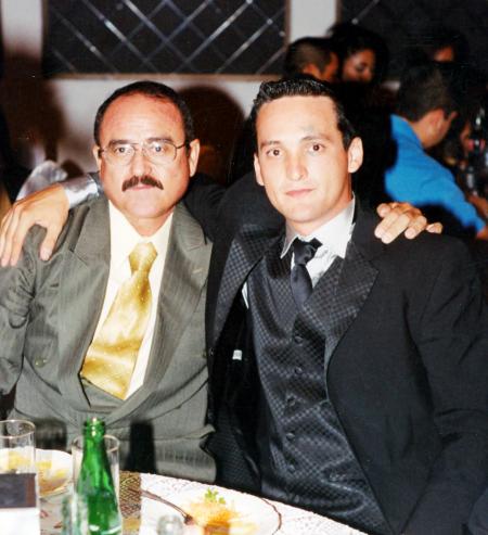 Roberto Carlos Ortíz y su papá Roberto Ortiz González