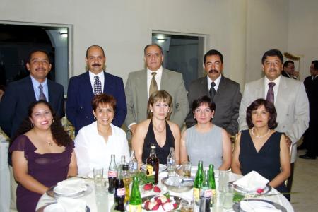 José Luis Acuña, Silvia de ACuña, Salvador Martínez de Martínez, Juan Francisco Esparza, Adriana de Esparza, Jorge Luis Becerra, Luly de Becerra, Edmundo Guzmán y Dora de Guzmán.