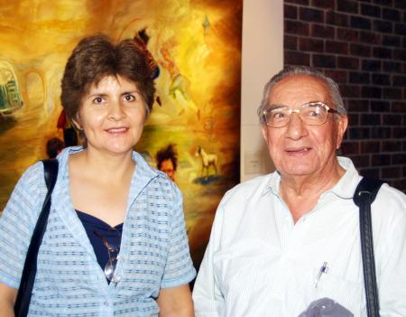 Alma Rosa Ríos y Luis Solís Lozano.