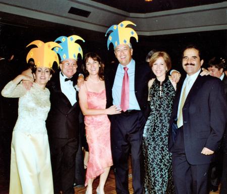 Ana Teresa Martínez de García y Cándido Gasrcía Ortiz junto a sus entrañables amigos Liliana de González y Antonio González, Gaby de Del Bosque y Mauricio del Bosque.