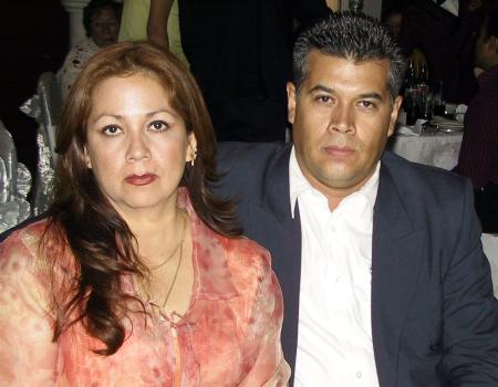 Blanca Luján Machad y Manuel Hernández Gómez asistieron a un banquete de bodas.