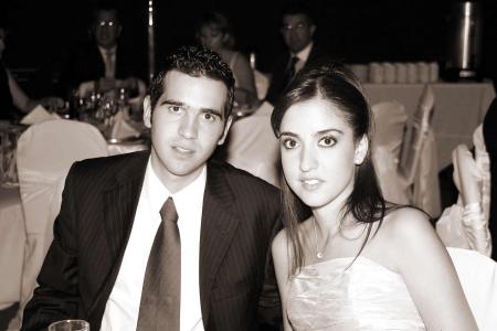 Manolo Fernández y Claudia Hamdan.