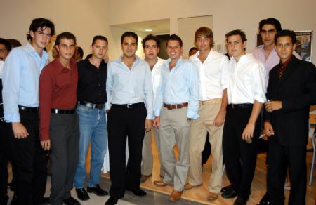 Bernardo Peña, Luis Murra, Sergio Berlanga, Carlos Bustos, Yamil Kart, Daniel Salazar, Sergio Garnier, Santiago Vera y Karim Assam.