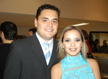 Carlos Mijares y  Alejandra Nahle.