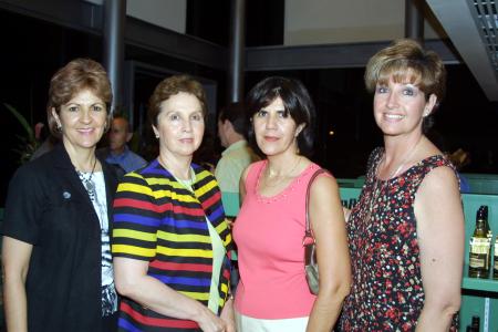 Chela de Willy, Cristina de Valencia, Cecilia de Arce y Angelita de Samia captadas recientemente.