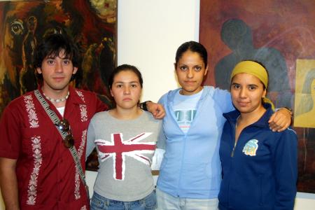 Alan Calderón, Alejandra Villasana, Karla Lam y Susana Nava.