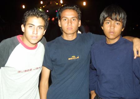 Héctor Guerrero, Jorge Aarón Pérez y Carlos Nava acudieron a la presentación de Elefante.