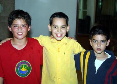 Bernardo Carrera Luévanos, Roberto Soto y Julio Pérez Soto.