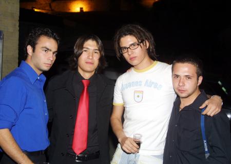 Javier García Hernández, Miguel Campos Nájera, Martín Nevárez Velázquez y Fer Grovas.