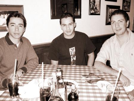 Óscar Ortiz, Jorge Vega y Jorge Santibáñez, captados recientemente.