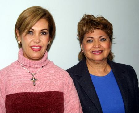 Connie Borrego y Tere Venegas.