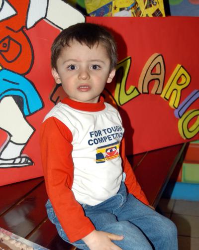 Nazario López Téllez festejó su cumpleaños en días pasados con una divertida fiesta infantil.