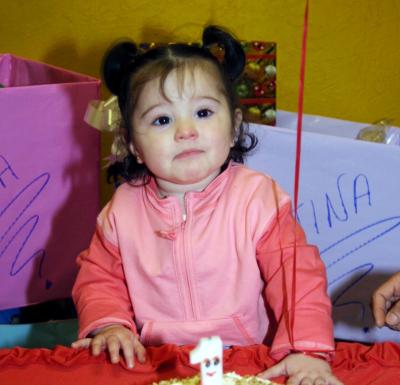 Valentina García Rodríguez cumplió su primer año de vida.