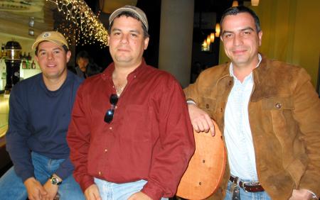 Federico Zermeño, Ernesto López y Alberto Villarreal.