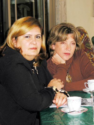 Kitty de Domínguez y Diana de Triana.