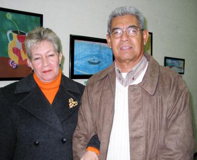 María Magdalena Pérez de García y Héctor García Rosales, estimado matrimonio de nuestra sociedad.