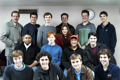 Integrantes del coro Nassoons -proveniente de la Universidad de Princeton, Nueva Jersey-, ofrecieron un recital en esta ciudad.