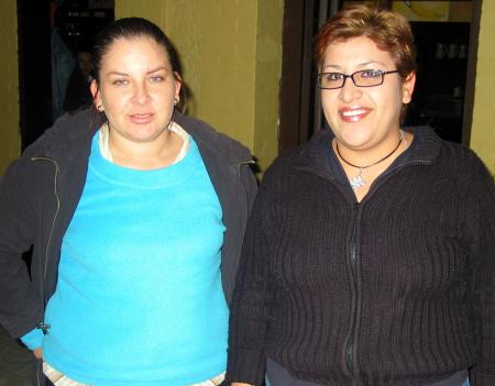 Teresa Reyes y Ludivina Galván