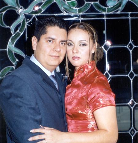 Aurelio Rangel Vaquera y Marlen Romero Segura contrajeron matrimonio.