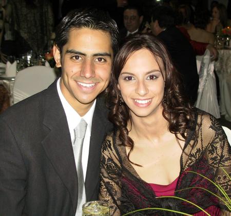 Rodrigo Corja y Barby Ortiz.