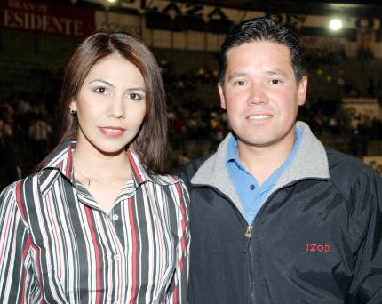 Evelin Galindo y Eduardo Torres