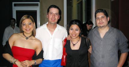 13 de marzo   
Ilse Aguilera, Javier Zúñiga, Brenda Iracheta y Enrique Rangel.