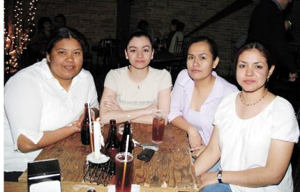 Diana Pérez, Diana de Lara, Kathy Estrada e Imelda Arreola.